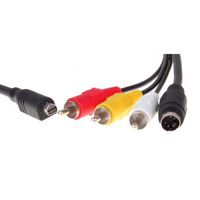 Durpower AV A/V Audio Video TV-Out Cable Cord Lead For Sony DCR-HC Series DCR-HC52, DCR-HC52E