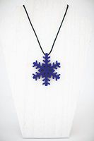 Chewby Chewelry Snowflake Chew Necklace - Chewy Oral Sensory Aid Teether - Useful for Autism, SPD - for Boys and Girls; Children
