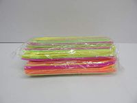 19.5 Long Flexible Neon Drinking Straws - Assorted Colors - Pack of 200