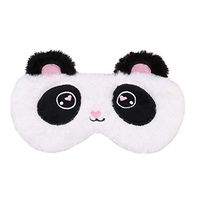 Zoylink Cute Sleep Mask for Kids,Aniwon Animal Sleeping Mask Soft Plush Blindfold Eyeshade Cute Panda Eye Covers Eye Mask for Girls Women Kids Favor