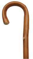 Men Stylish Round Nose Crook Cane Scorched Chestnut -Affordable Gift! Item #DHAR-9343500 by HARVY