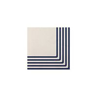 Sophistiplate 07Jy3 Classic Disposable 3-Ply Paper Luncheon Napkins, Navy (Pack of 60)