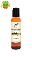 100% Natural Norwegian COD Liver Oil by VELONA | Vitamin A, D, Omega-3 | Sizes: 2 OZ