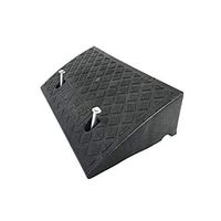 High Density Steps Ramp Mat, Locomotive Truck Triangle Cushion Supermarket The Mall Factory Highway Service Ramp (Size: 50 27 13cm) (Color : Black)