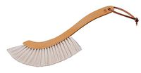 REDECKER Sickle-Shaped Goat Hair Dust Brush, Waxed Beechwood Handle, 15-1/3 inches, Made in Germany