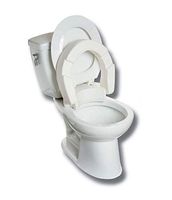 MOBB New Ultimate Safety Frame Strongest Toilet Safety and Your Choice of Toilet Seat Rise (Ultimate Frame w/Standard Hinged Toilet Seat)