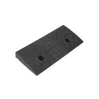 Threshold Ramp，high Density Plastic Pressure Resistance Ramp Mat, The Mall Supermarket Bank Parking Lot Safety Curb Ramp (Size: 49 27 9cm) (Color : Black, Size : 492713.5CM)