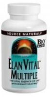 Source Naturals Elan Vital Multiple - Supports Brain, Heart, Liver, Immune, Energy Boost - 180 Tablets