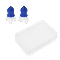 1 Pair Silicone Flight Earplugs Noise Cancelling Reusable Ear Plugs For Airplanes Hearing Protection