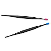 Festnight Double-sided Earpick Soft Silicone Spiral Rotating Ear Wax Remover Ears Cleaning Massage Tool