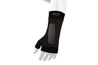 OS1st WS6 Performance Wrist Sleeve (Single Sleeve) for Carpal Tunnel Syndrome, Wrist Pain, Wrist Strain and Arthritis (Black, X-Large)