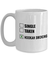 Hookah Smoking Coffee Mug - Great Gift For Hookah Smoking, Unique Hookah Smoking Hobby Cup, Ceramic Shisha Smoker Gift