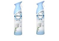 Febreze Air Effects Air Freshener Odor Eliminating Can Spray 300ml Each (Cotton Fresh) Pack of 2 - International