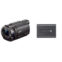 Sony 4K HD Video Recording FDRAX33 Handycam Camcorder with Camera Battery Pack