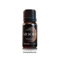 MOODI Pure Egyptian Geranium Essential Oil – Ancient Sacred Steam Distilled Aromatherapy Oils for Diffuser, Homemade DIY Beauty. Supports Radiant Skin, Stable Mood Hormones & Circulation (10ml)