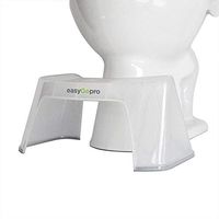 easyGopro - Go Time Just Got Easier 7.5" Ergonomic Toilet Stool Natural Aid For Constipation, Hemorrhoids, IBS, Pelvic Floor, Bloating & More - ICE