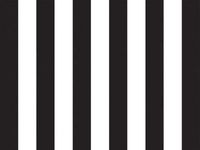 Black Referee Stripes on White Tissue Paper for Gift Wrapping 20"x30" Sheets (10)