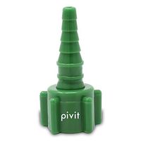 Pivit Christmas Tree Nipple and Nut Adapter | Universal Fitting Adapters Grooved Barbs Stops Oxygen Leakage | Unique Threading is Easier to Connect | Tapered & Barbed Allows Secure Tubing Connections