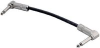 Pyle-Pro PCBLG6 12 Gauge  Right Angle Metal 1/4 To 1/4 Guitar Patch Cable 6 Inch
