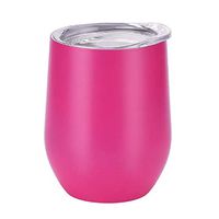 12 oz Insulated Stemless Wine Tumbler with Lid, Coffee Tumbler, Thermos Exclusive for Home, Office,Perfect for Wine,Coffee, Drinks,Champagne,Cocktails