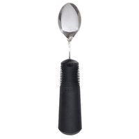Adaptive Eating Utensil. OXO Good Grips Weighted Teaspoon is a 6 oz, Bendable Spoon with Non-Slip Built Up Grip. Helpful for Parkinson’s, Tremors, Spasticity, Ataxia, Arthritis, Limited Hand Control.
