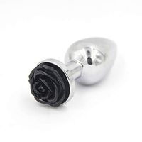 Metal Amal Plug with Flower Shape Jewelry for Men Women