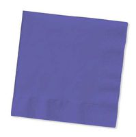 Creative Converting 139371154 Purple 2 Ply Beverage Napkins