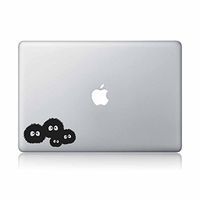 Soot Sprites Susuwatari My Neighbor Totoro And Spirited Away Studio Ghibli Hayao Miyazaki Vinyl Decal- Apple Mac Air Pro Laptop Sticker
