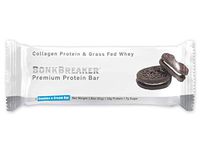 Bonk Breaker Protein Bars, Cookies & Cream, 12 Count