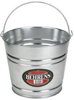 Behrens High Grade Steel 1208GS 8 Qt Silver Galvanized Steel Pail
