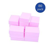 80 Pcs Magic Cleaning Sponges Eraser, 3x Stronger Thicker High Density Melamine Sponge, Just Add Water, Multi-functional Sponge Pad for Kitchen Bathroom Furniture Leather Car3.9"x2.4"x0.8" (Pink)