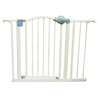 LCF Baby Gate Extension Pressure Mounted Installation Doesn’t Mark Walls Can Be Used Between Rooms and at The Top or Bottom of Stairs