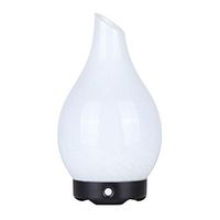 WideWise Premium Glass Diffuser 120ml Essential Oil Diffuser, Ultrasonic Aroma Humidifier Cool Mist Humidifier Air Purify (White)