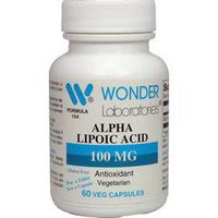 Alpha Lipoic Acid 100 Mg Antioxidant Nutritionally Supports Metabolic Functions and Antioxidant Functions - 60 Veg Capsules #1041