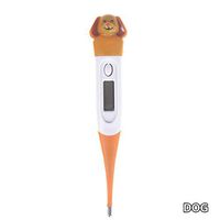 Fuleewoo Cartoon Cute Animal Infant Thermometer Children's Electronic Thermometer Baby Care Soft Touch Tip Waterproof(Dog)
