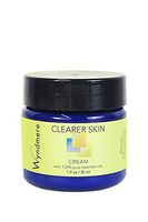 Wyndmere Acne, Dry Skin, & Keratosis Pilaris Natural CLEARER SKIN Cream Used To Help Clear Problem Skin With Certified Organic 100% Pure Essential Oils (TRIAL SIZE 1 Oz / 30 ml)