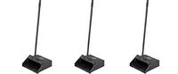 Carlisle 36141003-1 Pivoting Upright Lobby Dustpan with Metal Handle, 30" Length, Black (3 Pack)