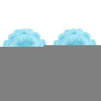Dryer Balls, 2Pcs Set Reusable Blue PVC Reusable Dryer Balls Laundry Washing Drying Fabric Softener Ball Accessories Reduces Drying Time Soften Clothes