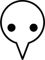 NEON GENESIS EVANGELION ANIME SHITO HEAD LOGO VINYL STICKERS SYMBOL 5.5" DECORATIVE DIE CUT DECAL FOR CARS TABLETS LAPTOPS SKATEBOARD - BLACK