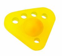 Veridian Healthcare Flex-Grip Hand Exerciser Resistance, Yellow, Light