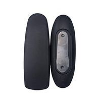 HEALLILY Chair Armrest Pads Memory Foam Elbow Pillow Support PU Leather Arm Rest Covers for Electic Wheelchair 2PCS