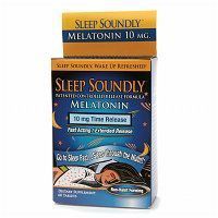 NutritionWorks Sleep Soundly Melatonin 10mg, Time Release Tablets, 60 ea - 2pc