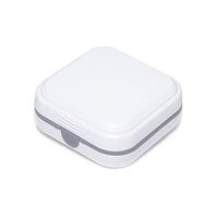 Durable Hearing Amplifier Storage Case - Ideal for CIC ITE BTE RIC Hearing Aid/Small Electronic Device, White