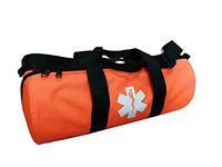 O2 Oxygen Duffle Responder Trauma Sleeve Bag with Star of Life Logo Fire Fighter (Orange)