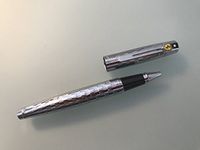 Sheaffer Ferrari 300 Checkered Flag Chrome Roller Ball Pen