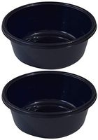 YBM HOME Round Plastic Wash Basin 1151 (2, Blue)