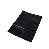 UPIT HDPE Heavy Duty Trash Bags Can Liners, 6 Gallon, 18.5" x 25.2", 100-Count (Black)