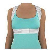 Posture Corrector, Medium 34" To 36", White [1 Each (Single)]