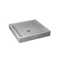 Crane SB3232501 White Marble/White Cement Commercial Plain Curbs Mop Service Basin SB3232