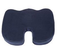 Deluxe Comfort Coccyx Orthopedic Memory Foam – Sciatica Relief – Tailbone Support – Great For Car Or Office – Seat Cushion, Dark Blue